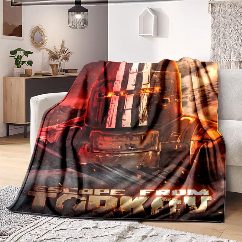 1PC Escape Tactical Camouflage Military Uniform Mask Perfect All Seasons Soft Comfortable Blanket Suitable Sofa Office Outdoor Travel Home Use