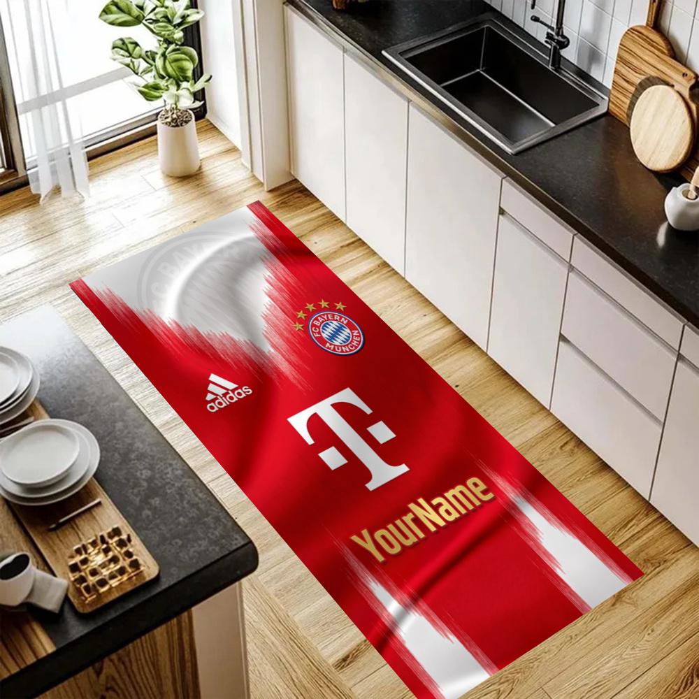 Bayern Munich Customize Your Name Kitchen Rug Runner Rug Laundry Mat Hallway Entryway The Best Gift Choice