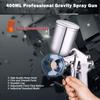1PC F-75 Spray Gun 1.5mm Nozzle with Cup Silver Handle Adjustable Color Spray Gun for Automotive Furniture Parts Painting