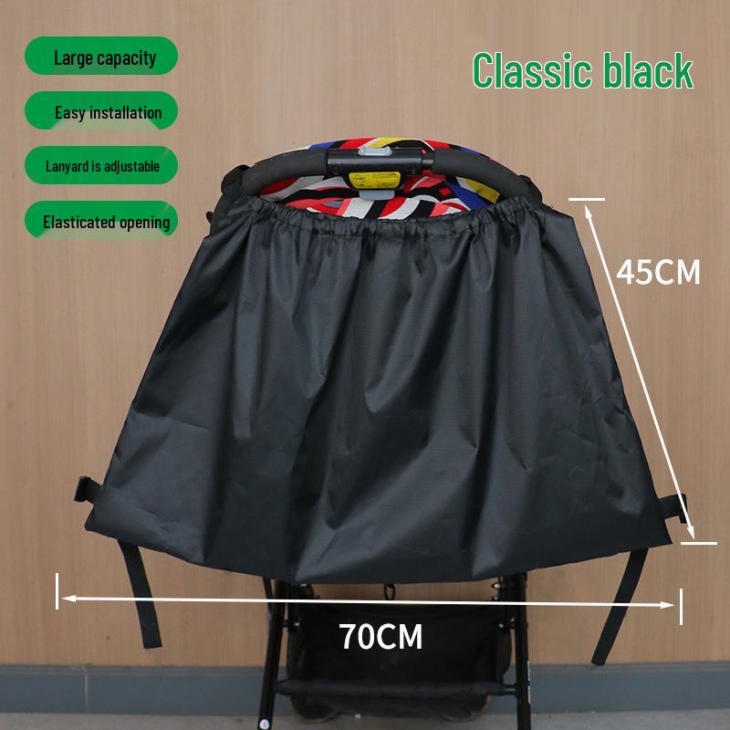 Multifunctional Stroller & Crib Organizer: Free Hands Travel Storage Bag for Moms