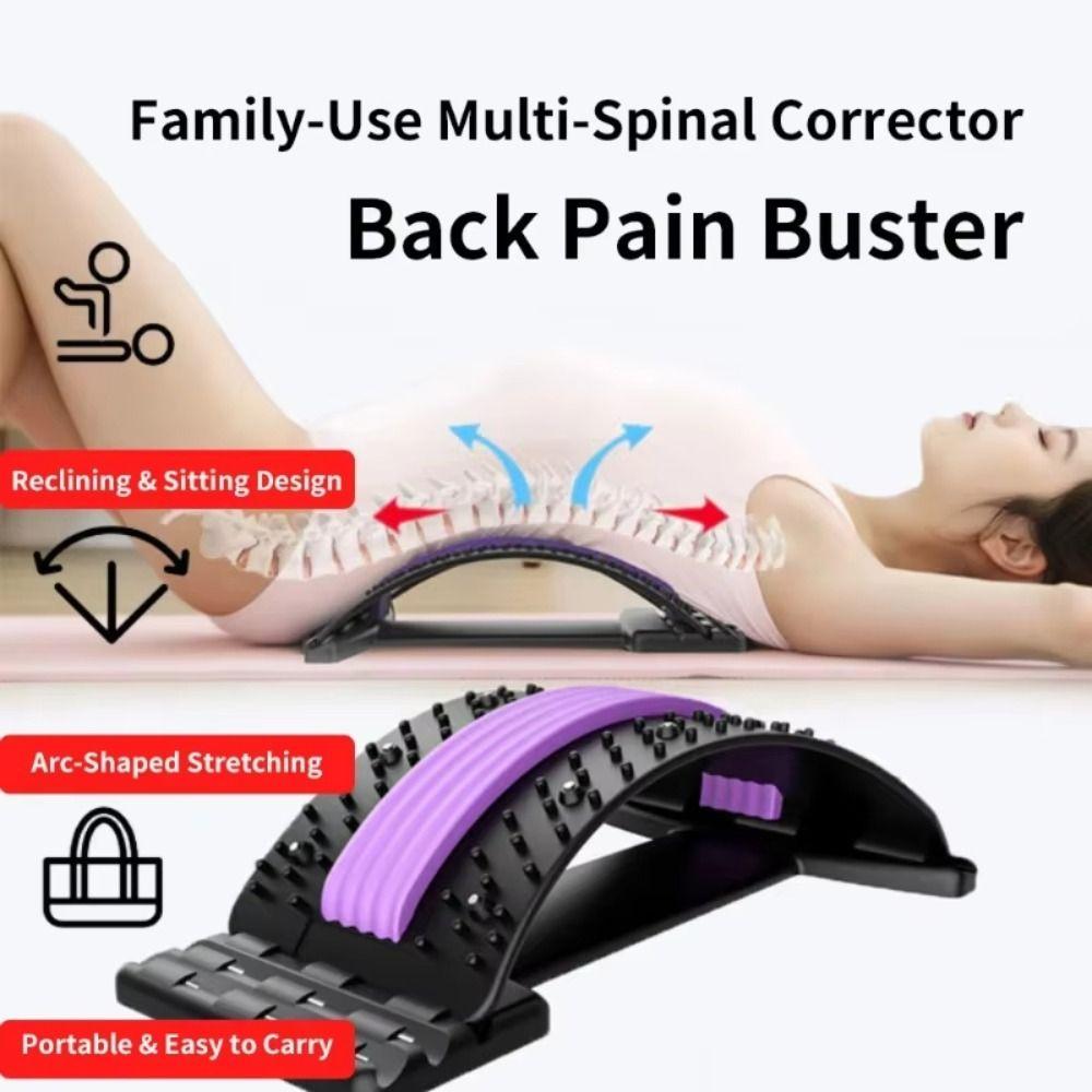 Lumbar Vertebrae Support Lumbar Back Soothing Device Lumbar Stretching Device  Yoga Fitness