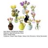 5/10Pcs Mini Glass Vase Refrigerator Magnet Home Office Kitchen Locker Fridge 3D Miniature Flower Vase Magnetic Decoration Ornament