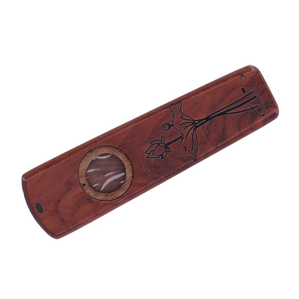 Wood Kazoo Flute Wooden Play Guitar Ukulele Accompaniment Harmonica Diaphragm Wind Instrument Rosewood