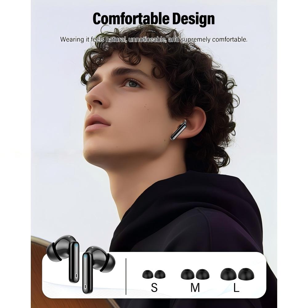 Wireless Earbuds Bluetooth 5.4 Headphones Bass Stereo EarBud