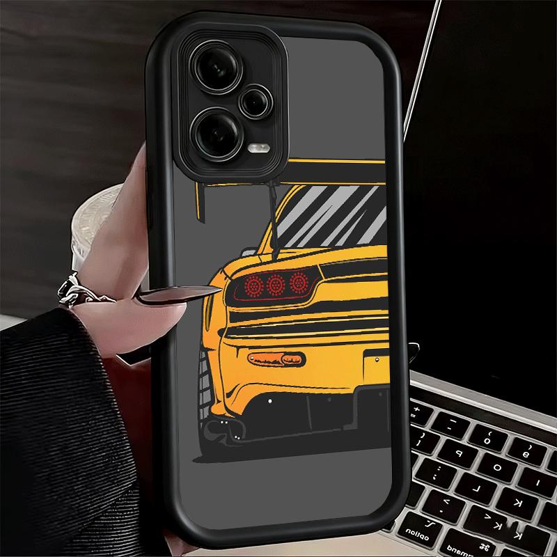 JDM Sports Cars Minimalist Design Soft Phone Case for Xiaomi Redmi Note 15 14 13 12 11 Pro Plus 10S 11S 4G 11T 5G Shell Silicone
