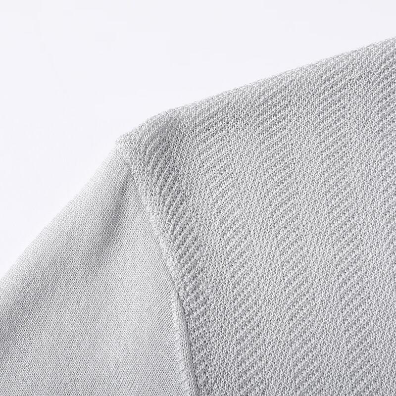 JOW Men's Lyocell Blend Knit Seagull Collar T-shirt