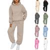 Women's Two Piece Casual Hoodie Loose Pants Sports