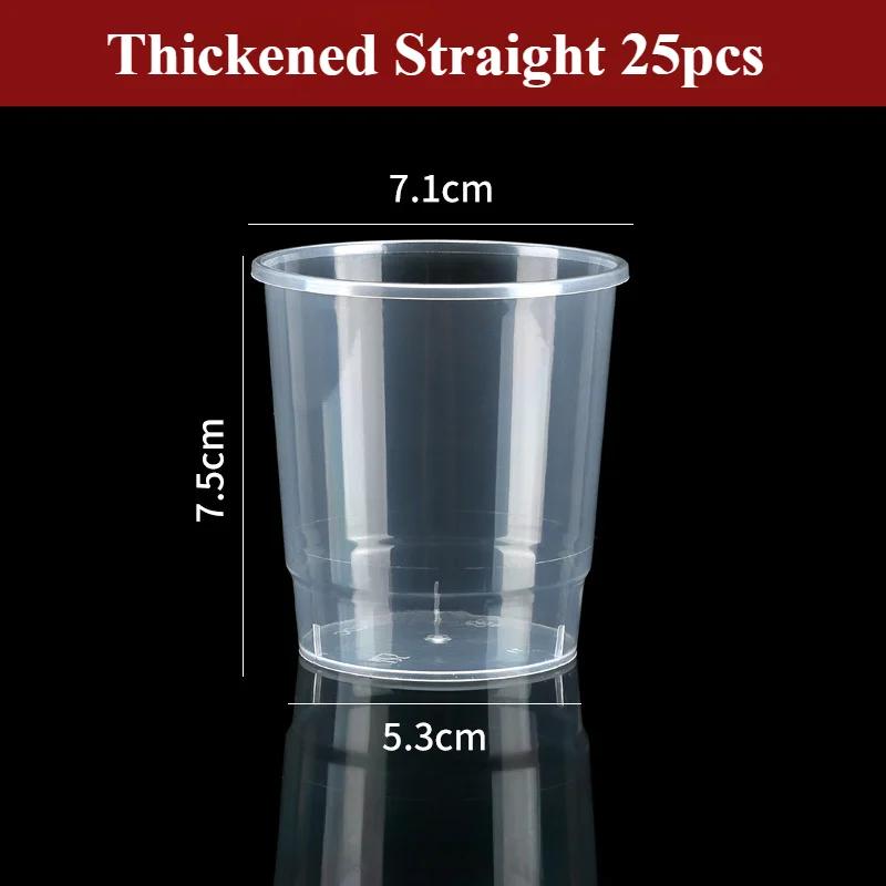 Picnic Plastic Cups Platic. Paper Cup Outdoor Party New Tableware Clear Pcs 160/170/200ml 25/50 Birthday Disposable Kitchen Bar