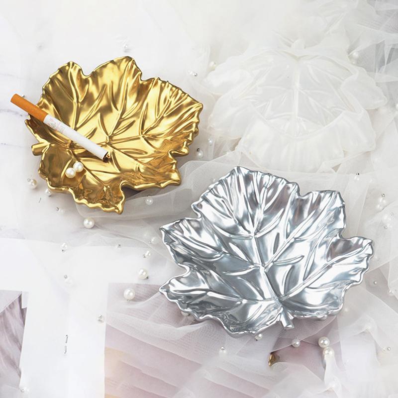 3D Ahornblatt Aschenbecher Harzform Silikon Große Tablett Harzgussform Schmuckbehälter Kunst für DIY Harz Untersetzer, Tassenuntersetzer,