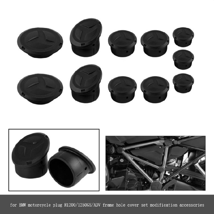 Universal Frame Hole Plug Kit Frame Hole Cover Caps Plug Motorbike Accessories