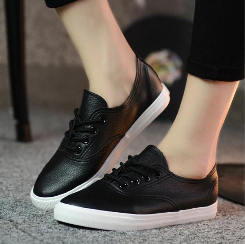 2024 New Fashion Leather Women Shoe Breathable Casual Shoes Woman Flat Shoes Zapatos Mujer ghn89