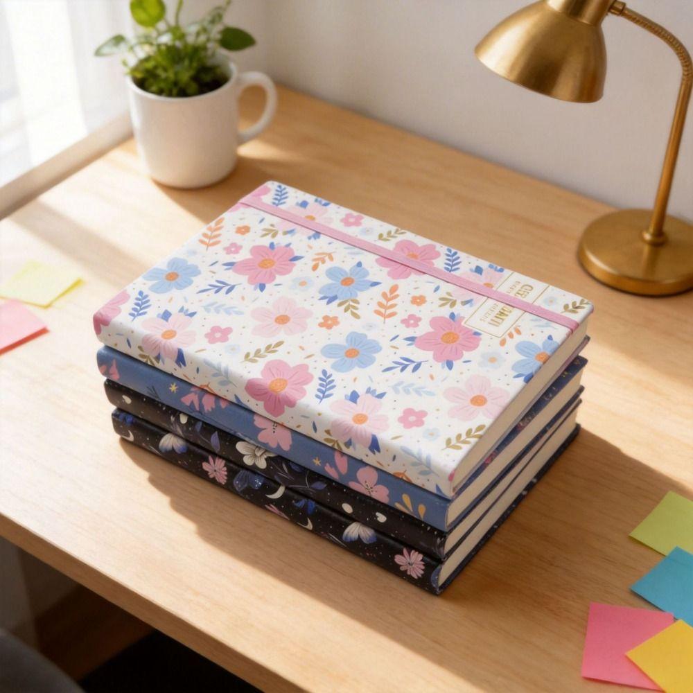 A5 Size Undated Academic Agenda High-Quality Paper Customizable Notebook  Personal Planning