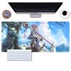 Mousepad Anime Frieren per Gaming Ufficio Scrivania Grande per Computer Antiscivolo Bordo Lock Mouse Pad