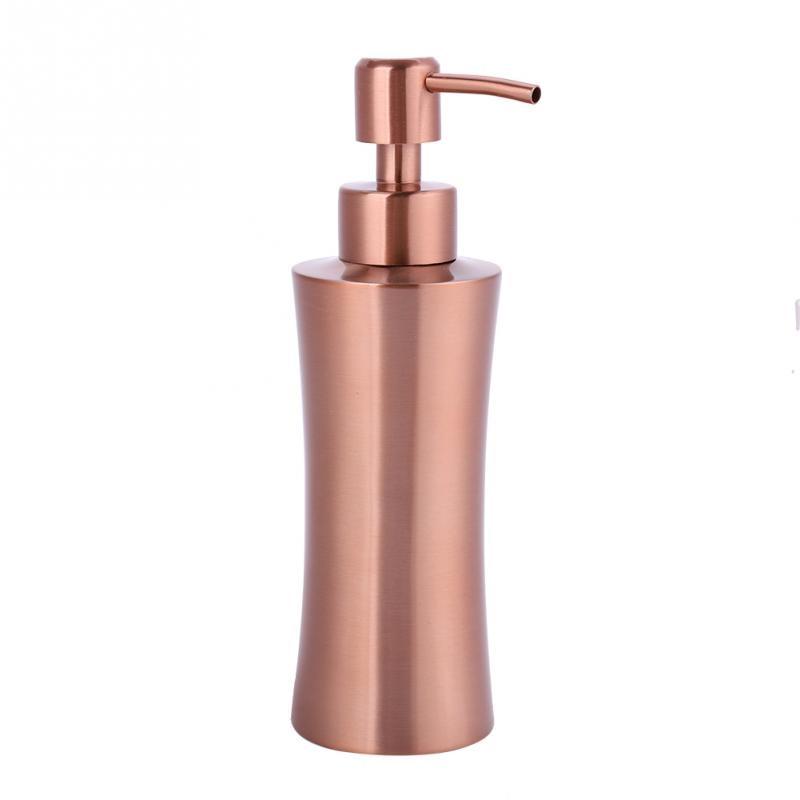 

250mL liquid soap dispenser 304 stainless steel shampoo conditioner Home Hotel bathroom accessories hand pump | Liquid soap dispensers