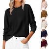Women's Long Sleeved V-neck Sweater, Casual , Soft and Loose Pullover, Stylish and Stylish
