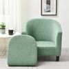 Jacquard Elastic Club Bath Tub Armchairs Chair Covers Stretch Single Sofa Slipcover Couch Cover for Bar Counter with Seat Covers