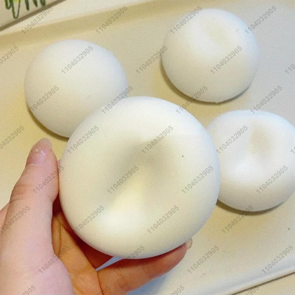 Bread Bun Collection Squishy Toy Slow Rising Chocolate Round Bun Squeeze Toy Slow Rebound Stress Release Hand Relax Gift Toy