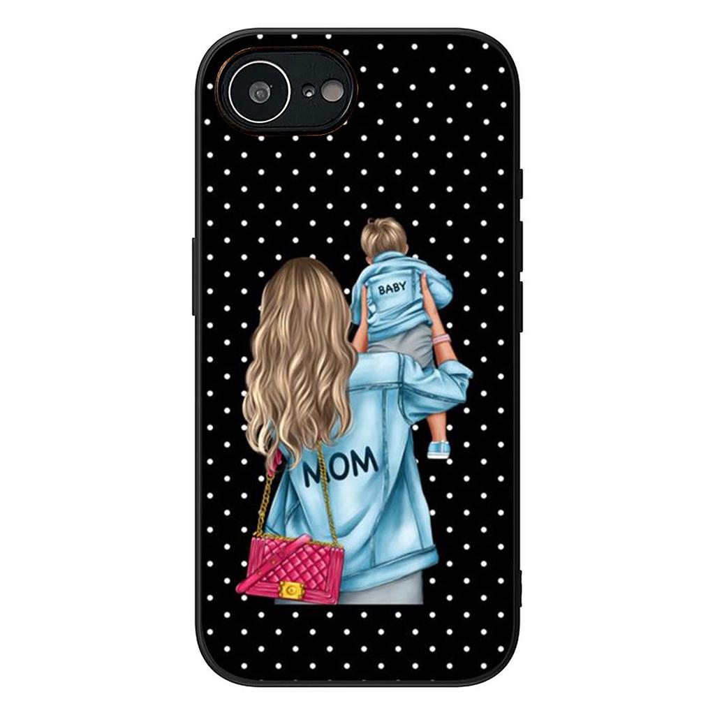 Woman Baby Girl Mom Family Boy Phone Case for Samsung Galaxy Note 20 9 10 S8 S10 Lite S9 Plus A54 A53 A21S S10E A17 Cover Casing
