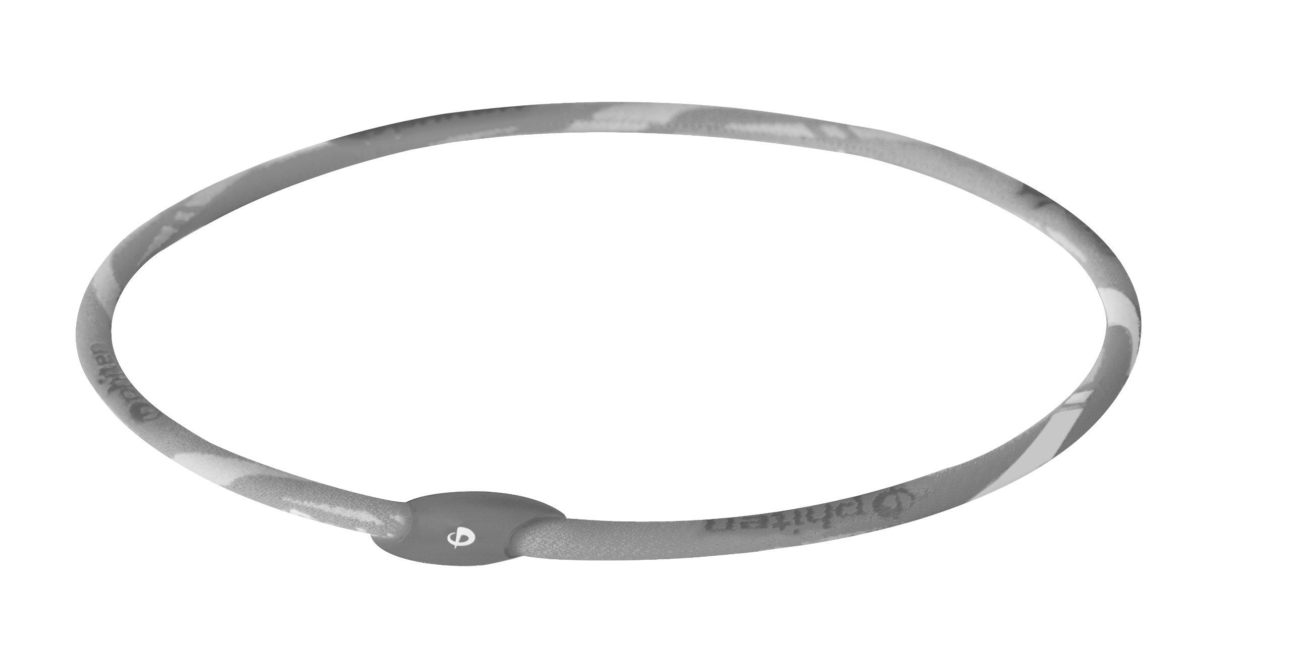 

Ожерелье из титана Phiten Air Gray [Продукт из США] 17 (43см) серый