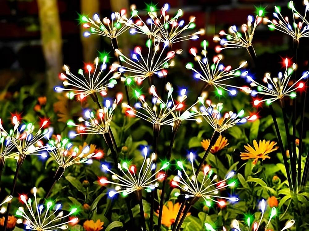 Garden Lamp 2 Pcs Flower 70Cm (60)