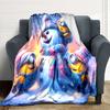 1Pc Winter Snowman Adventure Blanket Soft Throw Blanket For Home Bedroom Bed Sofa Travel Office Solid Christmas Blanket