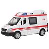 1:36 Krankenhaus Rettungswagen Diecast Legierungsmodell Mit Rückzug Sound Licht Für Kinderspielzeug