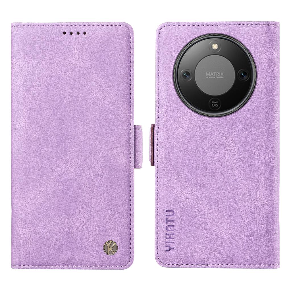 For Honor Magic8 Lite 5G/X9d 5G/X70 5G Leather Case YIKATU YK-005 Skin-touch Feeling Wallet Phone Cover