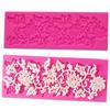 Lace Flower And Leaf Sugar Process Silicone Lace Embossed Cake DIY Mold Candy Decoration Mold Pad Wholesale
