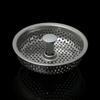 Steel Mesh Waste Drainer Stuff Cover Plug Filter Basket Sink Strainer Food Hair Stopper Colander