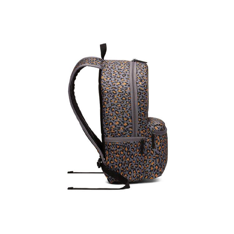 Nike Sports Backpack Polyester Bookbag Double Shoulder Bag Regular Unisex Couple Leopard Print Unisex backpacks BA5761-056