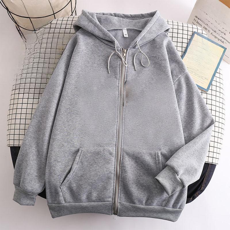Kapşonlu Erkek Retro Fermuarlı Uzun Kollu Bol Ceket Montlar Harajuku Rahat Gotik Kapşonlu Sweatshirt Sokak Giyimi