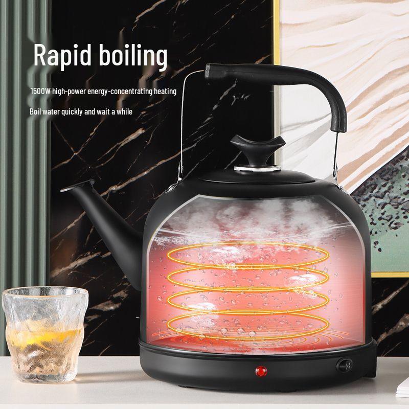 

316 Stainless Steel Whistling Electric Kettle with Large Capacity and Keep Warm Feature, Ideal for Mothers and Babies 4L Auto Shut-off
