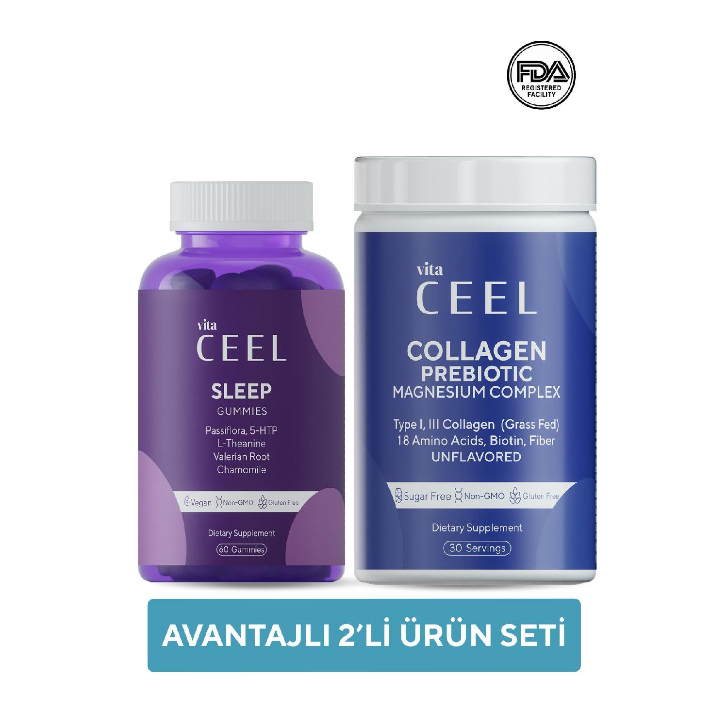 

2 s Sleep Vitamin And Magnesium Complex, Collagen Type 1, 3