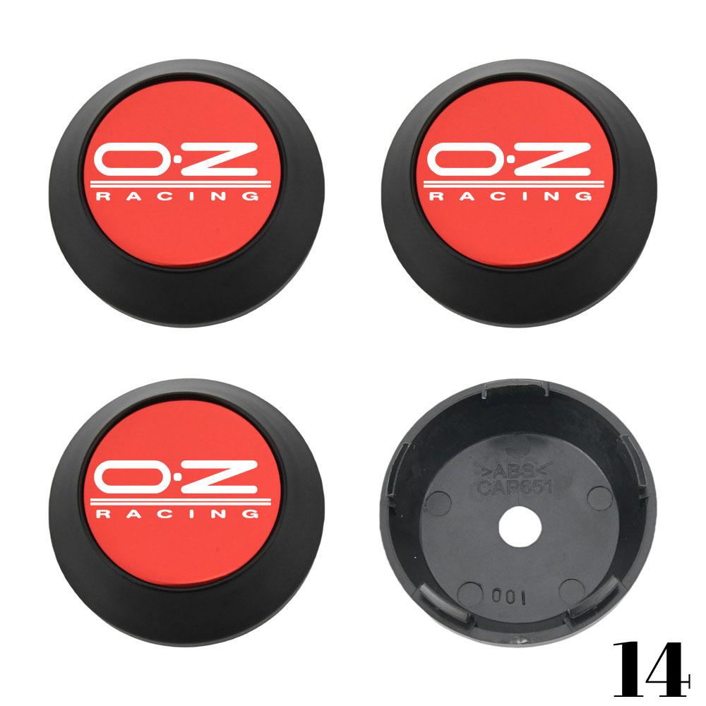 4PCS O.Z Racing Wheel Center Cap 56mm/57mm/58mm/59mm/60mm/61mm/62mm/63mm/64mm/72mm Sport Rim Caps OZ Emblem Wheel Cover Hub Cap
