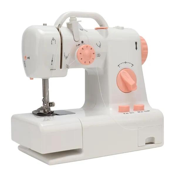 Sewing Machine,Electric Mini Sewing Machine ABS Compact with Handle Crafting Mending Machine