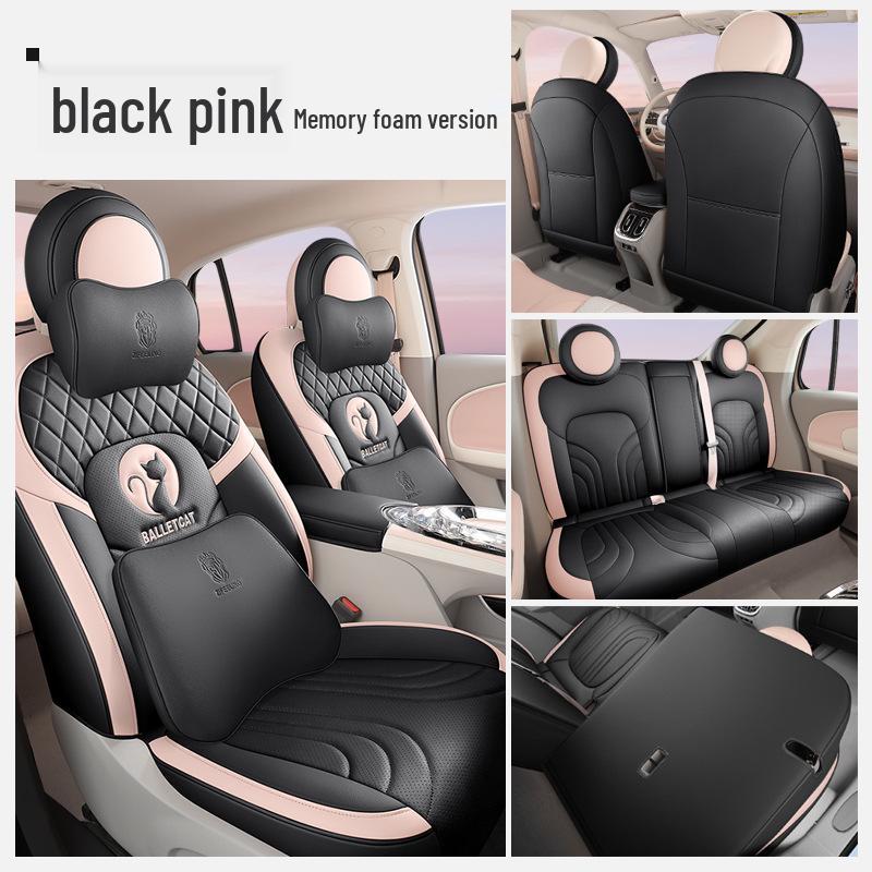 ZFL Leather Sports Seat Cushion for Great Wall ORA Ballet Cat - All-Season Car Seat Cover