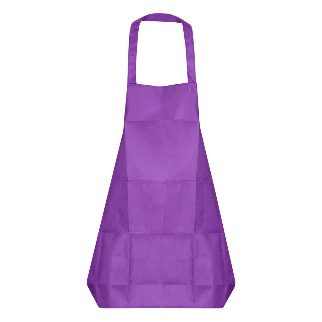 Köksförkläden Städning Servitrisförkläde Restaurang Målarskivaförkläde med 2 fickor för Hem Restaurang Hantverk Trädgård