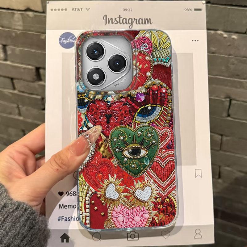 

Чехол для женщин Sun Marine Floral Eyes для Honor 400 Pro X9c Magic7 Magic6 200 Lite Smart X9a X8a X8b X8c X7c X7b X8 X6c 70 90 Honor X8C белый