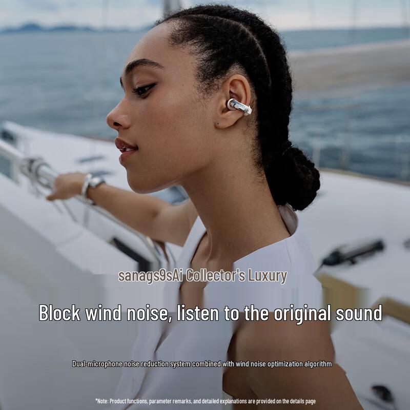 SANAG S9S AI Ear-Clip Open-Style Bluetooth Headphones