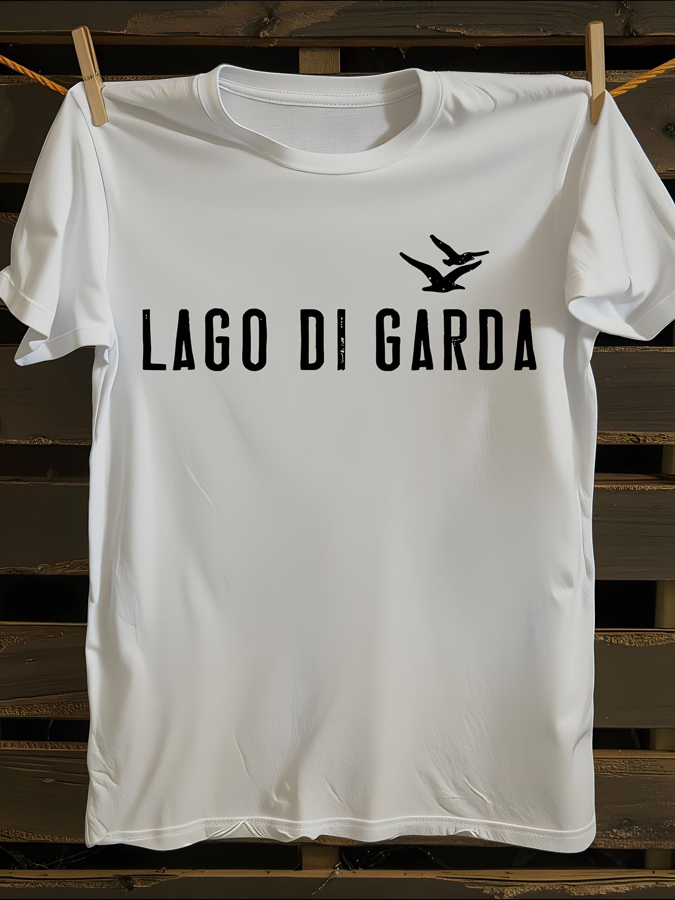 Lake Garda Lago di Garda Italy Graphic T-Shirt XL