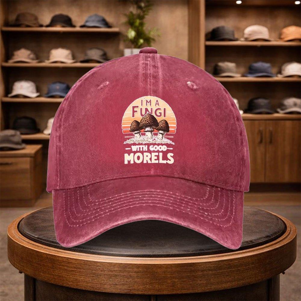 pc pcs Im a Good Morel Mushroom Print Baseball Cap Adjustable Snapback Hat with Morel Mushroom Lightweight Suitable for Tr 1pc