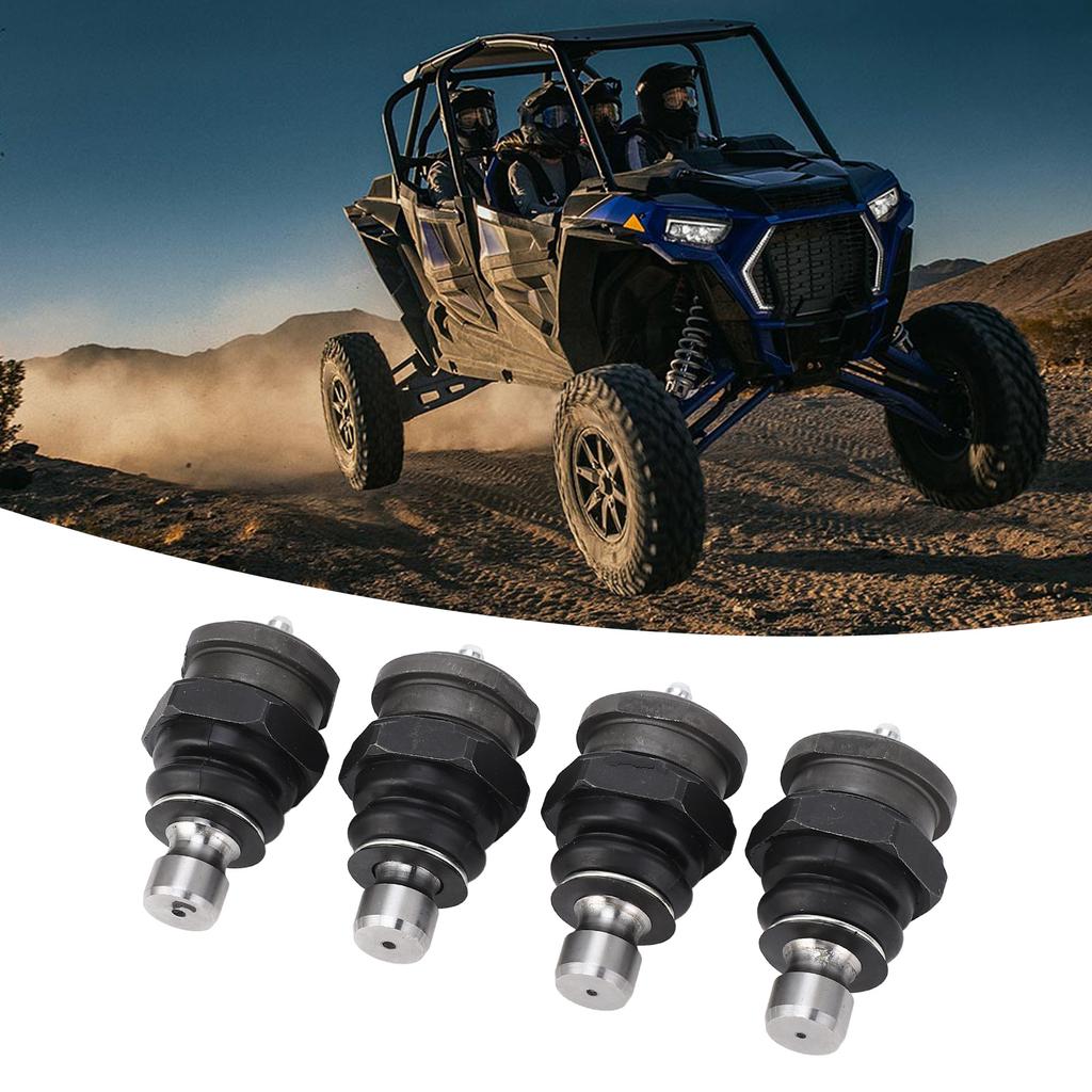 4 Sets Death Grip Ball Joint KRZRBJ10 Heavy Duty Ball Joint Replacement for Polaris RZR XP 2014‑2024