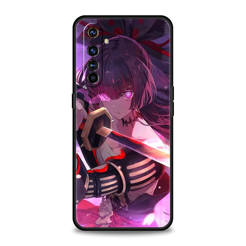 For Realme 10 9 8 5G 7 6 GT2 Pro Plus 9i 8i C21 C11 C25 C35 Japanese Style Anime Girl Phone Case For Realme GT Neo 2 3 3T Cover