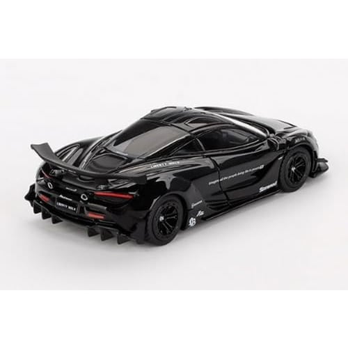 MINI GT X MiJo Exclusives 1/64 Scale McLaren 720S LBWorks Black (Left-Hand Drive) Finished Product