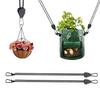 2/4pcs Rope Clip Hanger Reinforced Adjustable Height Anti-Loose Design Gears Clip For Hanging Plants Growing Light Fixtures
