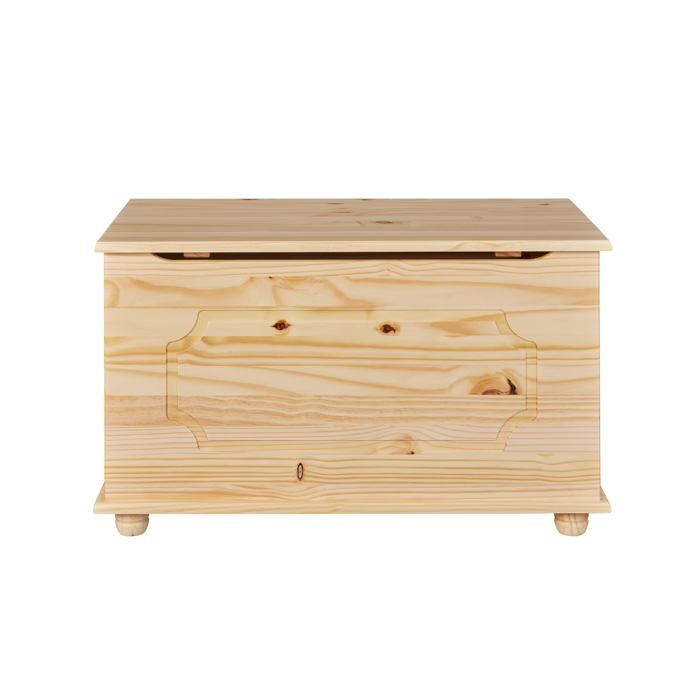 Inter Link Coffre EMEL naturel bois massif