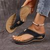 Fashion Women Slippers Retro Flip-Flops Fashion with Arch Support Slippers Comfortable Slip-On Shoes Summer Thong Sandals Slides Women