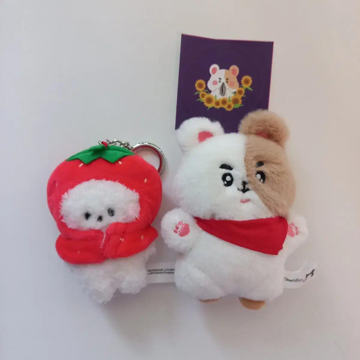 

BTS Джин Кукла Хамчини Клубничный Рж