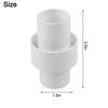 1.5in Hose Adapter 1.5 Diameter Pool Cleaner Connector Efficient Water Flow Robust ABS Construction Pool Cleaning Equipment