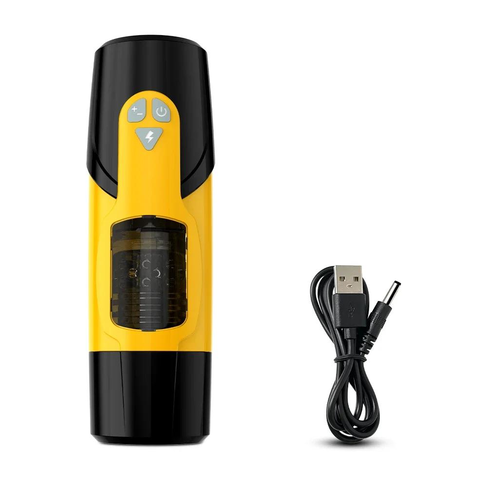 Automatic Male Masturbator Sex Toys for Men Adult Toy Male Sex Toys Hands Free Pocket Pussy Sex Machine Suction Electric Penis